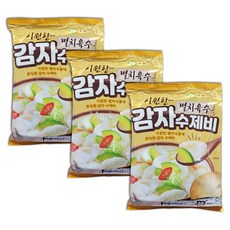 코스트코 멸치육수 감자수제비 라면처럼 끓이기/ 미니약과서비스1개, 184g, 3개