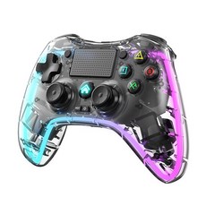 PS4/Slim/Pro 겸용 무선 블루투스 컨트롤러 게임패드, 블랙, 1개