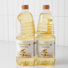 맛소풍 100% 해바라기유 해바라기씨 오일 식용유 1.8L PET, 1개