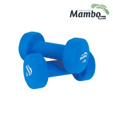 MSD맘보맥스 네오플렌아령세트 3kg 파랑 덤벨 부드러운재질 아령대용 미끄럼방지 웨이트 다이어트 헬스, 단품