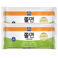 굵은쫄면사리