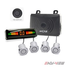 후방감지기 후방감지센서고급형4구 비즈카 i900, i900 고급형 4구 무광 검정색(MT)