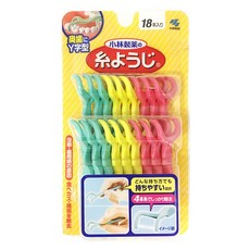 고바야시 [그린에버] 일본 어금니용 Y치실 18개입 일회용 치간칫솔, 1개, 18개