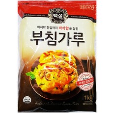 CJ제일제당 W63AF4EGH 1Kg X10 감자 국산 대용량 메밀 밀가루 바삭 백설 부침가루 슈퍼곡물 식당 식자재 식재료 쌀 업소용 자연재료 주방 찹쌀 태국 튀김가루, GG 1