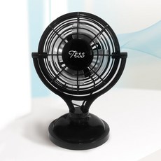 테스 TESS-S420 탁상용 USB 미니 선풍기, TESS-S420 블랙