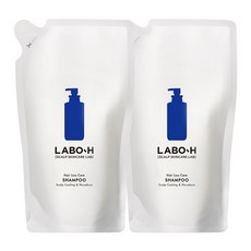 라보에이치 쿨샴푸 탈모샴푸 리필팩 400ml 2입