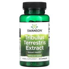 스완슨 트리뷸러스 추출물 500mg 60정, 기본, 1개