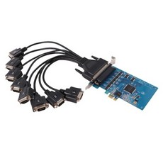 시스템베이스 Multi-8C/PCIe RS232 (8가닥 케이블 포함) 8포트 RS232(Male) 케이블타입 to PCIe 시리얼카드, 상세페이지 참조