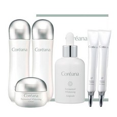 [쇼핑백증정/명절선물추천]코리아나 발효화이트닝 3종+화이트닝앰플50ml+스팟에센스20ml, 1개
