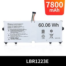 LG 그램 13z980 14Z980 15z990 17z990 LBS1224E 배터리 호환, LBR1223E 60WH