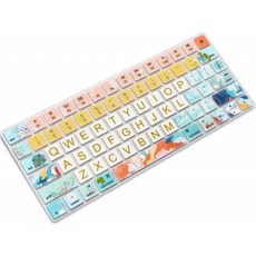 Apple iMac Wireless Magic Keyboard 2 세대 MLA22LL / A 용 SANFORIN 키보드 커버 스킨 (모델 : A1644) 큰 글자 디자인의 실, 1, 단일옵션