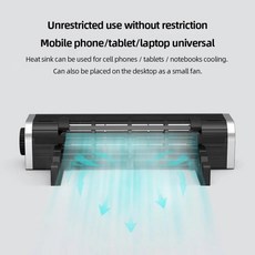  냉각팬 태블릿 컴퓨터 냉각 휴대폰 거치대 스테이션 빠른 방열 쿨러 스탠드 2100-2900RPM, 01 Round 