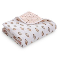 aden + anais 클래식 유모차 담요 달리아 - 금박 aden + anais Classic Stroller Blanket Dahlias - Gold Leaf, 1개 - 아덴아나이스블랭킷