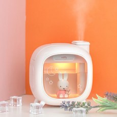 미피 저소음 충전식 피규어 무선 미니 무드등 가습기, 미피 MIFFY-RHM-A-MF