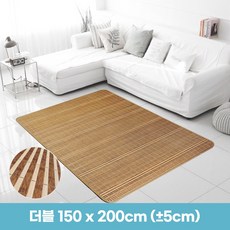 한일의료기 국산 침대용 여름 대나무자리 대자리 대나무돗자리, a타입