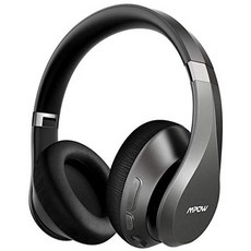 헤드셋 Mpow H20 [Upgraded 059] Bluetooth Headphones Over Ear Wireless Headphones with Latest Cvc 8, 상세 설명 참조0, Black