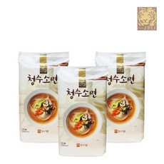 청수식품 [청수] 포장국수소면 1.5kg 3개 (총4.5kg)