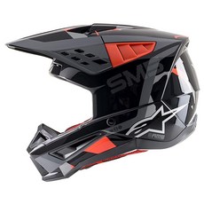 알파인스타스 Alpinestars 83039211392XXL SM5 로버 헬멧 무연탄/레드 플루오/카모 2X, 알파인스타스 Alpinestars 83039211392