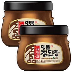 해찬들 명품 집된장, 900g, 2개