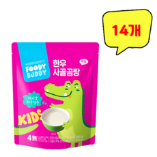 푸디버디 한우사골곰탕, 180g, 14개