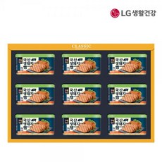 K 엘지생활건강 국산 생돼지고기 로 만든 햄 스팸 선물세트 목우촌 국산생돼지햄