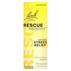 바흐 Bach 오리지널 꽃 요법 Rescue Remedy 제 10ml(0.35fl oz), 10.35 ml선택 용량이 사진보다 우선입니다, 1개