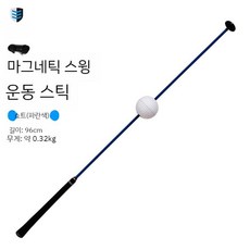 골프 스윙연습기 백스윙 교정기 실내 비거리 자세 연습채 스윙기, C. 블루 쇼트 (96 CM) - 골프스윙연습기96