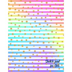 Sketch Pad for Girls -Artist Pad Paper-Artistic Notebook- Drawing Pad Kids Large-Notepad Drawing-Bla... Paperback, Valentina Dodon, English, 9781716183188