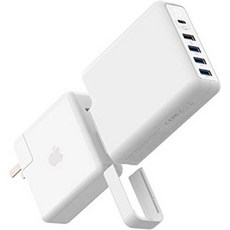 DockCase P1 QC 3.0 고속 충전 87W 변환기 충전 for 맥북 프로 15 2016 2017, 상세내용참조