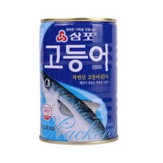 삼포 깨끗이 다듬은 자연산 고등어 통조림, 12개, 400g