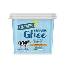 Carrington Farms USDA Certified Organic Grass Fed Carrington Farms USDA 인증 유기농 잔디 연준 온스당 비용 비교 버터, 355ml, 1개