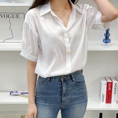 허리밴딩블라우스