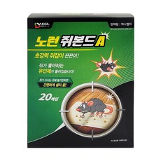 초강력 쥐잡이 끈끈이 노런쥐본드A 20매입, 2개입, 10개
