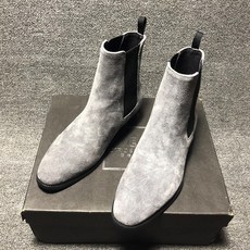 스웨이드첼시부츠