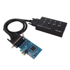 시스템베이스 Multi-4/LPCIe RS232 (카드+패널) Multi-4/LPCIe 카드 + Panel-4/RS232 4포트 RS232(Female) 패널(Panel)