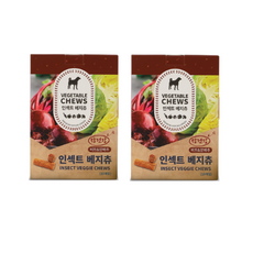 벅스펫 인섹트 베지츄 100g*2PCS, 3세트 - 벅스펫베지믹스