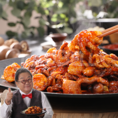 [인포벨 홈쇼핑]HACCP 인증 싱싱두툼 한우곱창 통 쭈꾸미 볶음 비법 매콤 소스 쭈꾸미 주꾸미 쭈구미, 5개, 300g