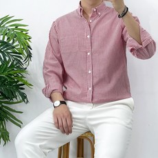 남자시어서커셔츠