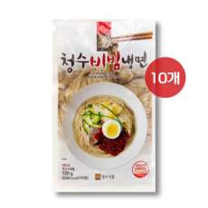 청수 비빔냉면 720g 4인분, 10개