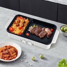 Gmalos 반반 멀티 전기그릴(개별 온도 조절), AD-SK17