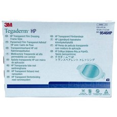 6544713 Pt# 9546Hp 드레싱 테가덤 Hp 타원 4X4-1/2" 필름 투명 Adh 50/Bx 3M 제품 제작됨