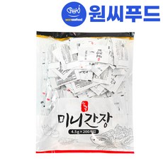 원씨푸드 코우 신슈 사시미 미니간장 소스 박스 9kg(4.5gX200개X10팩), 4.5g, 10개