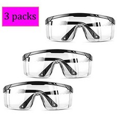 EEkiiqi 3 Packs Anti Fog Protective Goggles 보안경 최고 아이 프로텍트 f, 단일상품