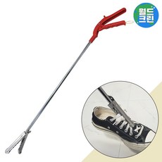 월드크린 빨강악어잘집혀집게 80cm 청소 긴 신발 정리 플라스틱 철 만능 쓰레기 집게, 1개