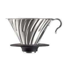 하리오 V60 메탈 드립퍼 VDM-02HSV, 단품, 1개