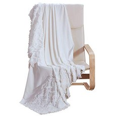 소파에 무심하게 툭 인테리어 담요 50×60인치 색상 택1 PHF Cotton Throw Blanket, Color = Dusk Pink | Size = 50" x 60"