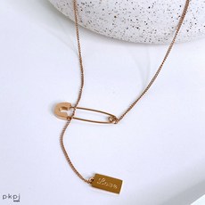옷핀목걸이