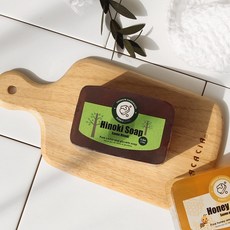 조트비누 핸드메이드 천연 식물성 세안비누 - 히노끼비누 150g, 1개