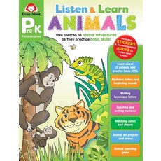 Listen & Learn: Animals Grader Pre K, Evan Moor Educational Publis..