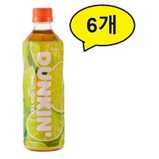 던킨 녹차샤인 제로아이스티 500ml * 6개